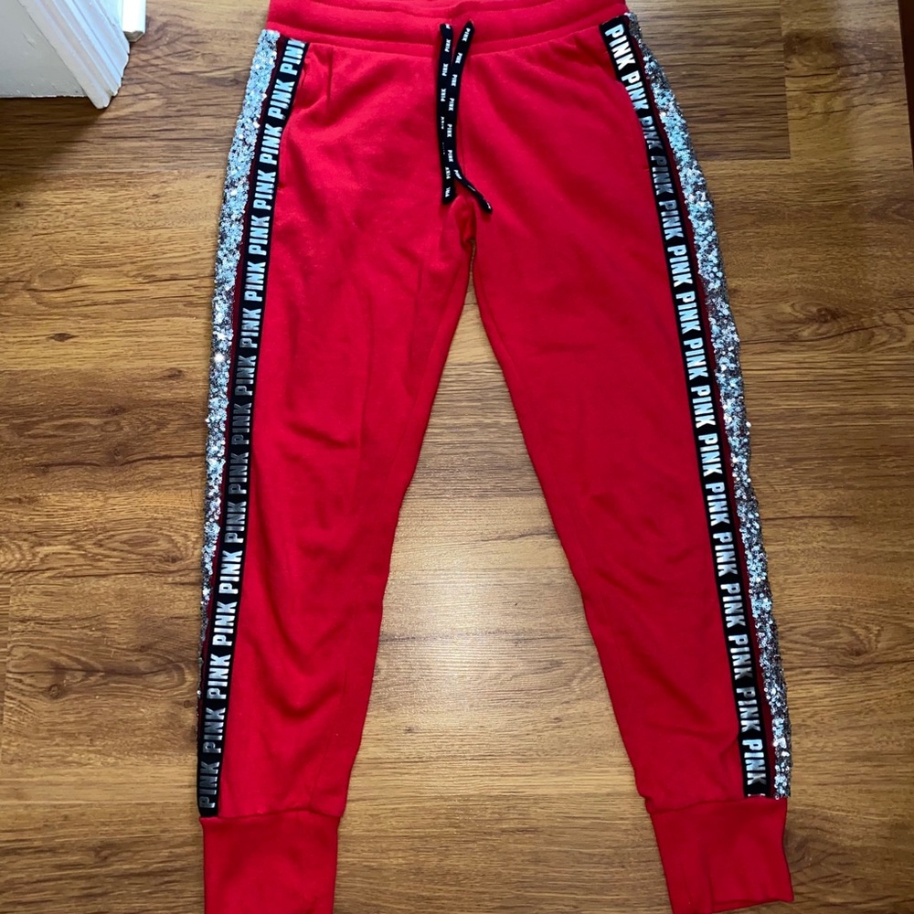 Pink Victoria’s Secret Joggers